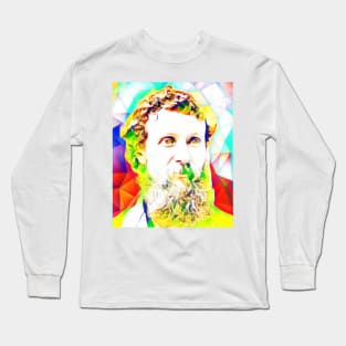 John Muir Colourful Portrait | John Muir Artwork 12 Long Sleeve T-Shirt